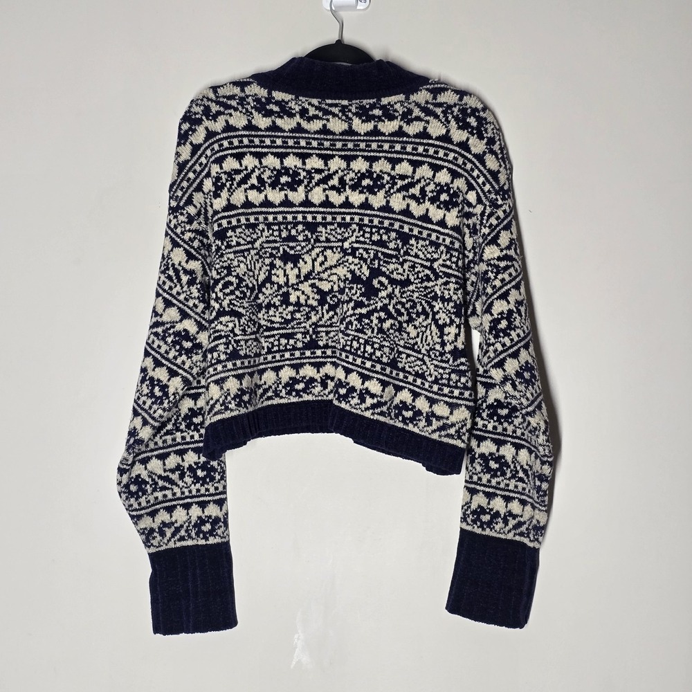 Vintage Oilily Lambswool Blend Mock Neck Sweater Made in Italy Women's Size M - Picture 7 of 8
